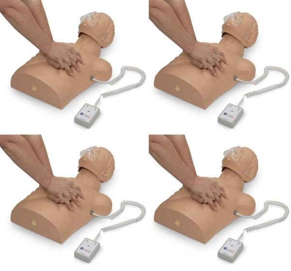 Econo VTA (VTA CPR Trainer, Light Skin x 4 pkt 100-2161